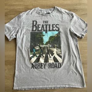The Beatles Gray Abbey Road Graphic Tee XL